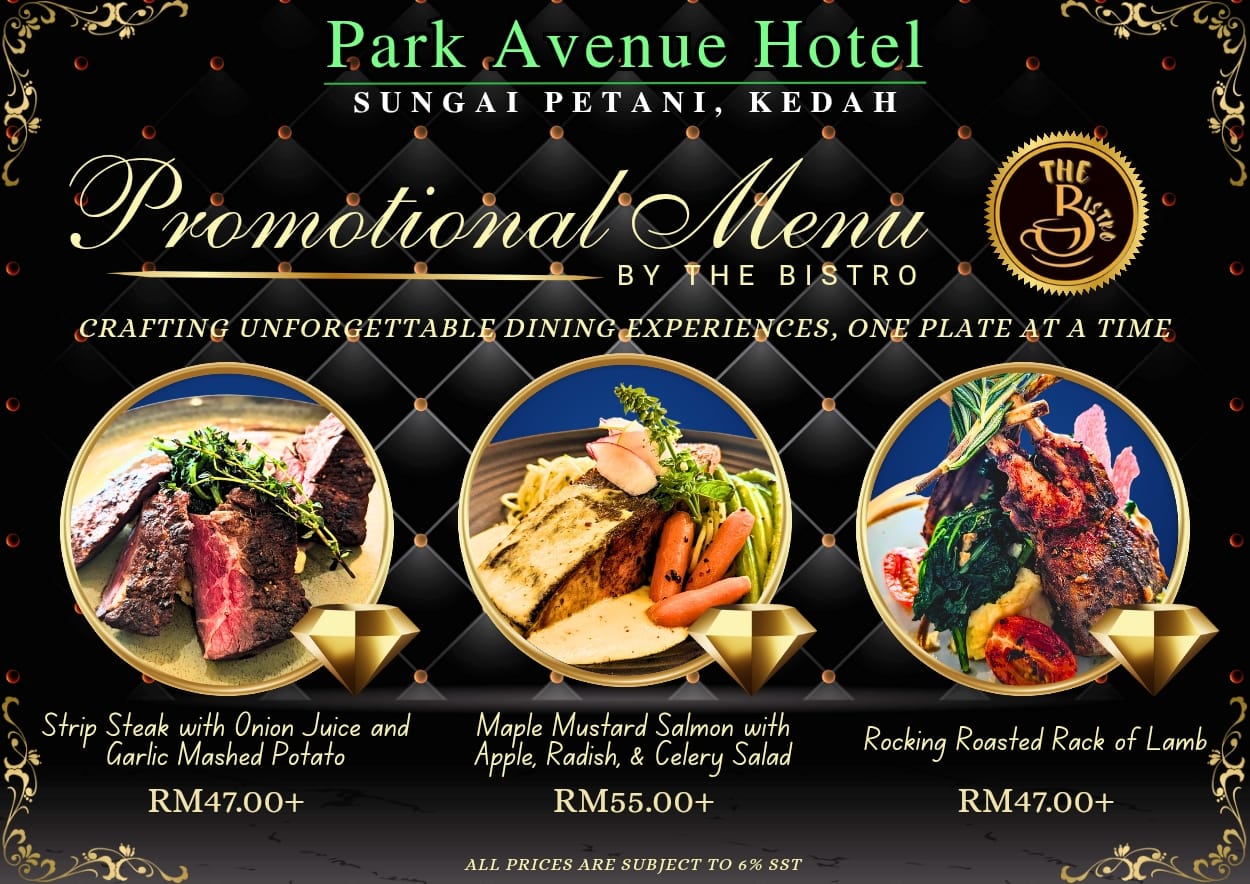 Promotional menu